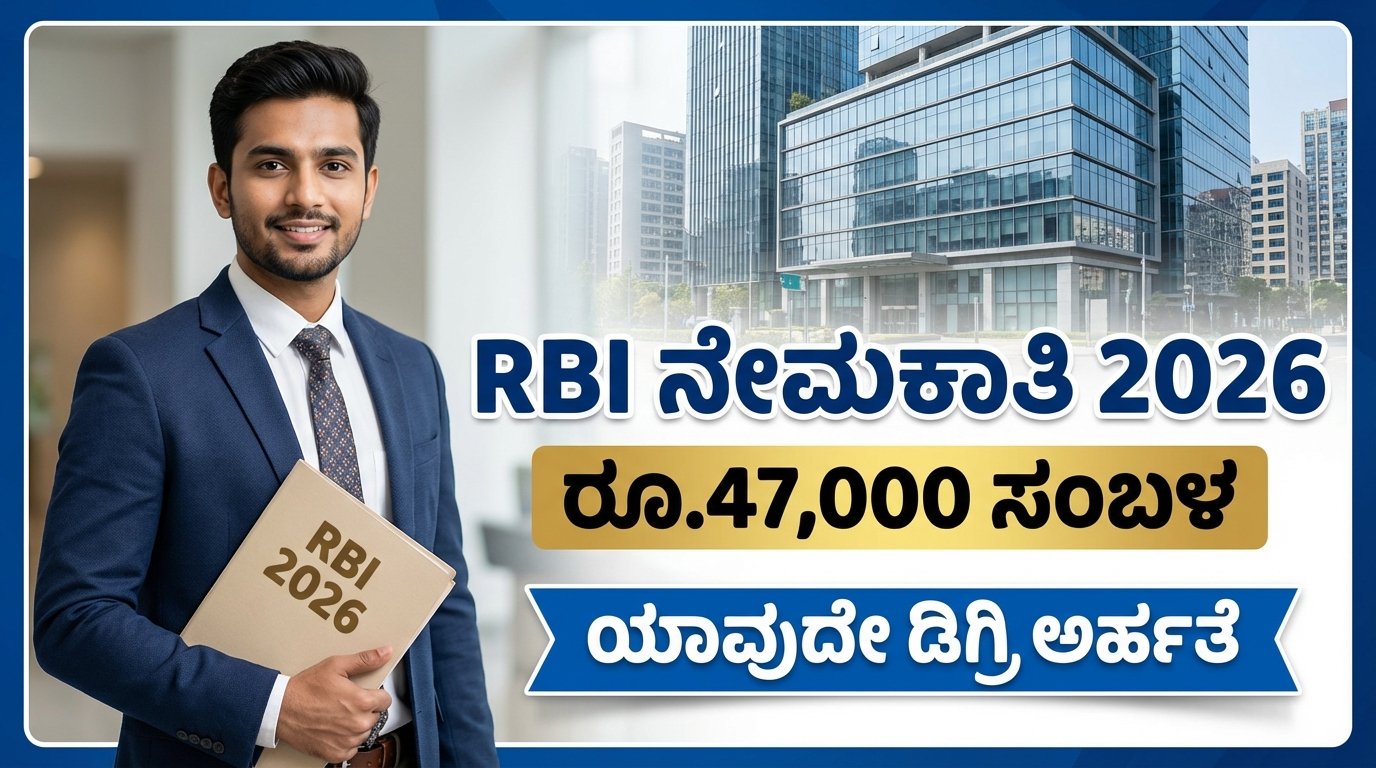 RBI Recruitment 2026.! Salary of Rs.47,000